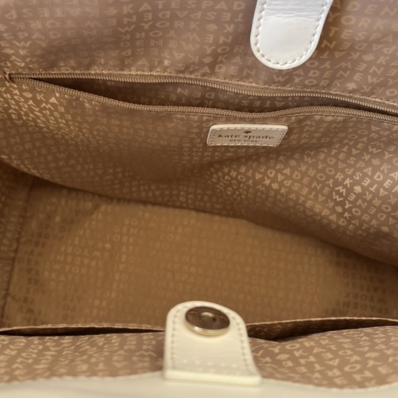 Kate Spade large canvas/leather tote - Picture 4 of 6